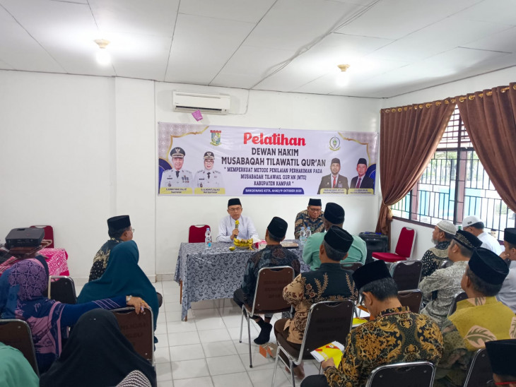 LPTQ Kampar Gelar Pelatihan Dewan Hakim, Wujudkan MTQ yang Profesional dan Bermoral Qur’ani