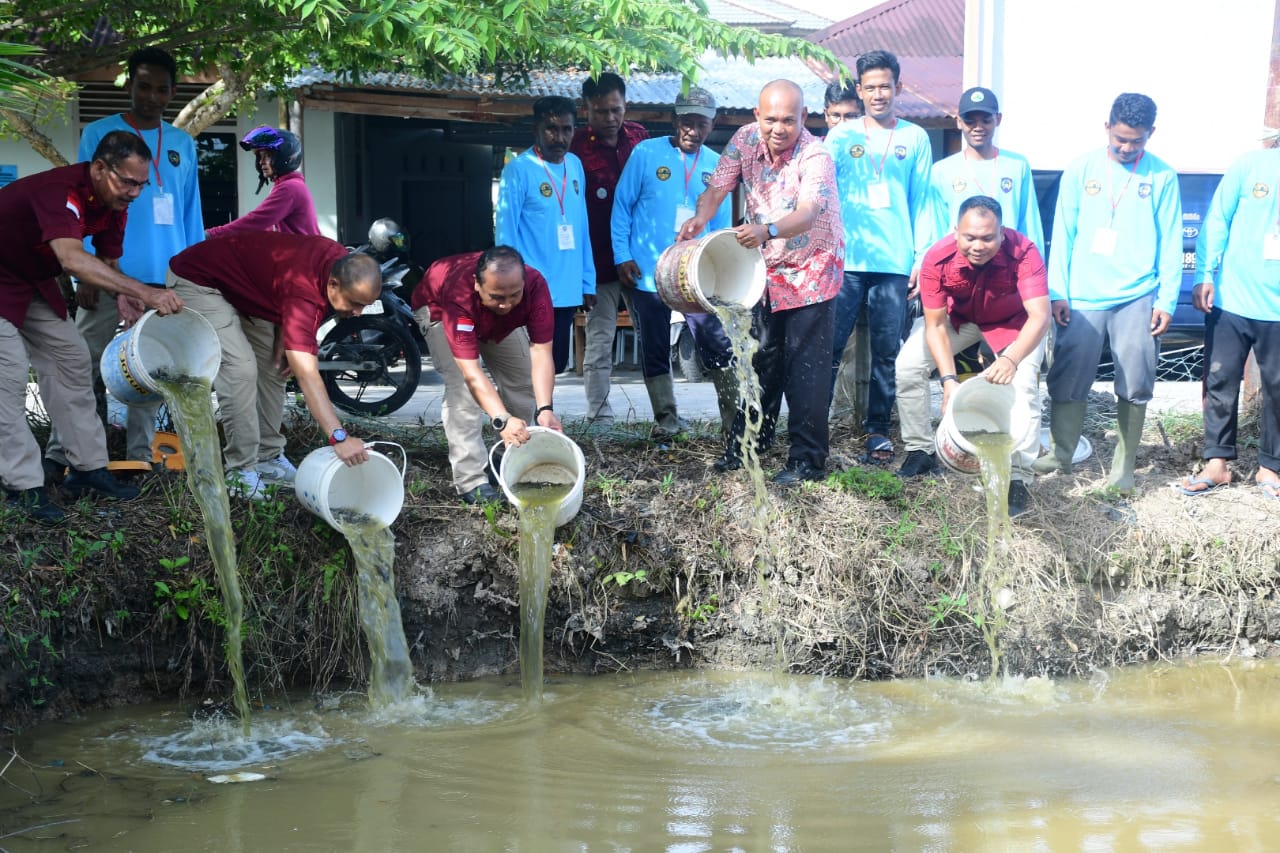 Lapas Bengkalis Latih Warga Binaan Budidaya Ikan Patin