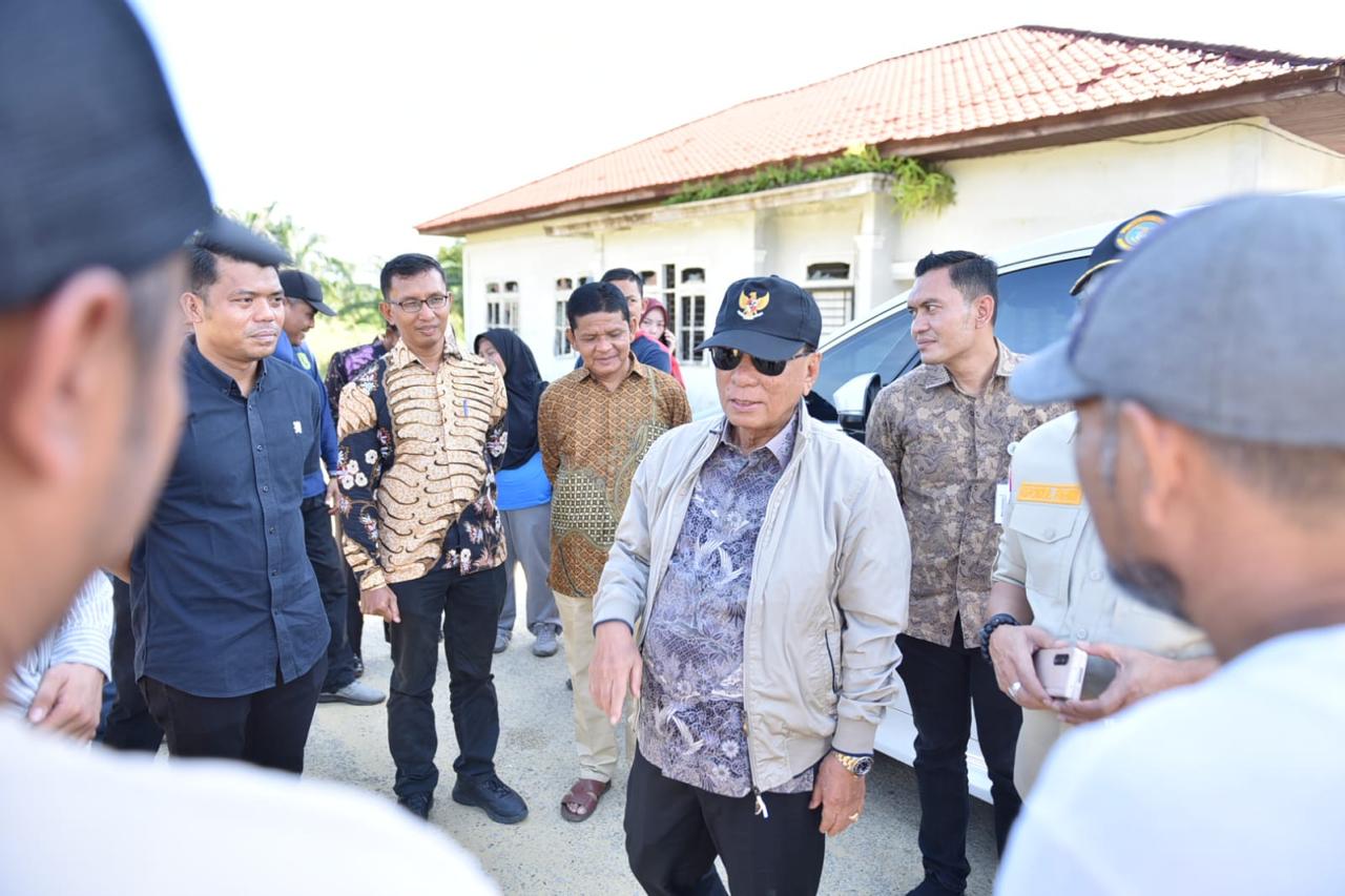 Bupati Bistamam Tinjau Eks Terminal Bagan Batu, Siapkan Rencana Alih Fungsi 