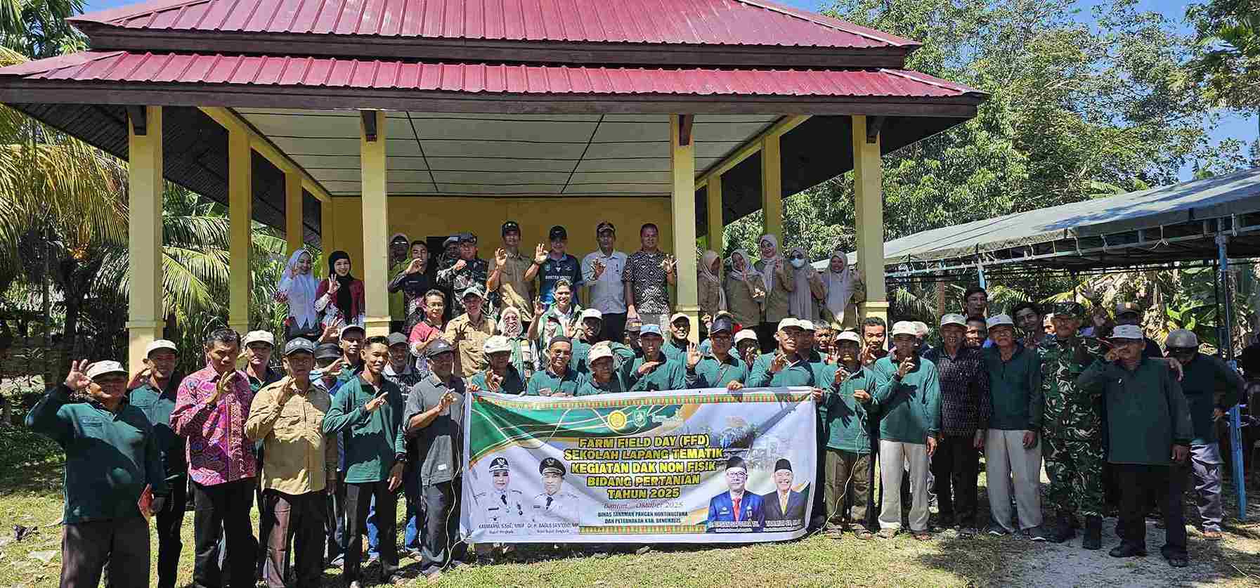 Farmer Field Day DTPHP Bengkalis Dorong Pertanian Ramah Lingkungan