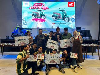 Honda Scoopy Coffee Rave, Satukan Bikers Honda Scoopy di Pekanbaru