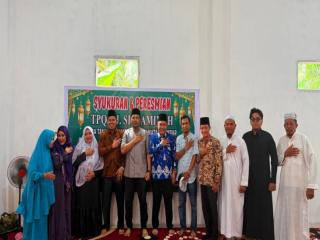 Ketua Umum LPTQ Kampar Resmikan Pendidikan Taman Qur’an Hj. Siti Aminah di Tanjung Rambutan