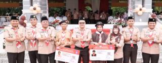Bupati Kuansing Pimpin Upacara Hari Pramuka ke-64, Ajak Generasi Muda Jadi Teladan Bangsa