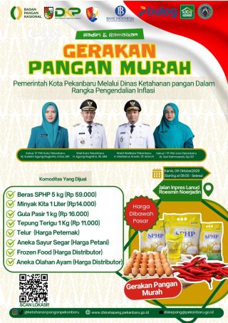Pagi Ini GPM di Kompleks Lanud Roesmin, Pemko Distribusikan 1/2 Ton Cabai Merah di Tiga Titik