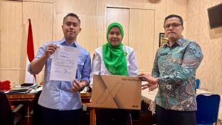 Guru MTs Baitsuddin Rupat Utara, Rosmiatin, Raih Anugerah Media Pembelajaran dari Kemenag RI