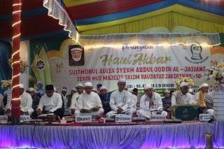 Bupati Inhil Ajak Jamaah Teladani Akhlak Syech Abdul Qadir Al Jailani
