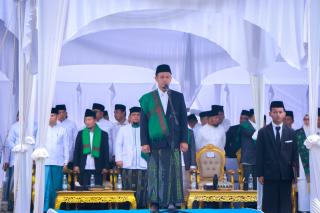 Wali Kota Agung Nugroho Pimpin Upacara Hari Santri, Luncurkan Beasiswa Santri Pekanbaru