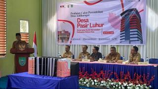Desa Pasir Luhur Jadi Desa Percontohan Antikorupsi di Rokan Hulu