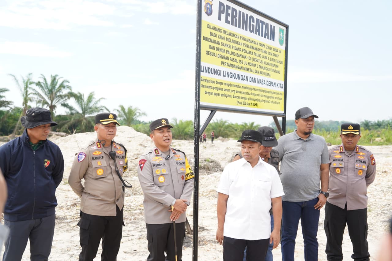 Gubernur Riau Sidak Tambang Emas Ilegal di Kuansing