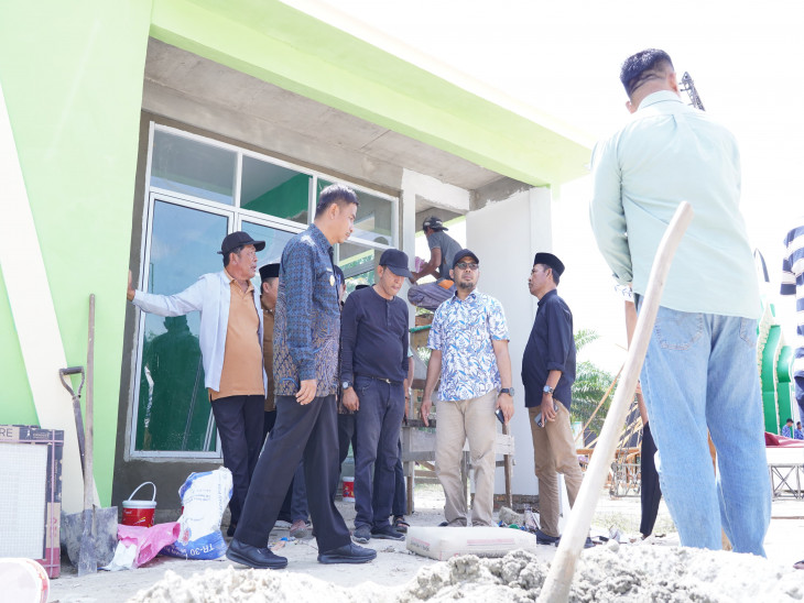 Bupati Kampar Ahmad Yuzar Tinjau Lokasi MTQ ke-54 di Kampar Utara