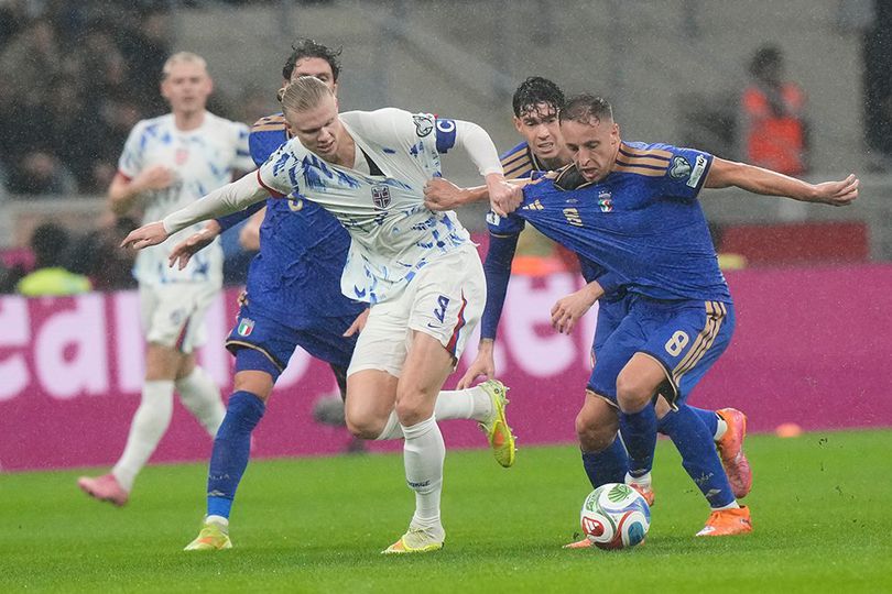 Italia Runtuh di San Siro, Haaland Mengamuk, Norwegia Hajar Azzurri 4-1