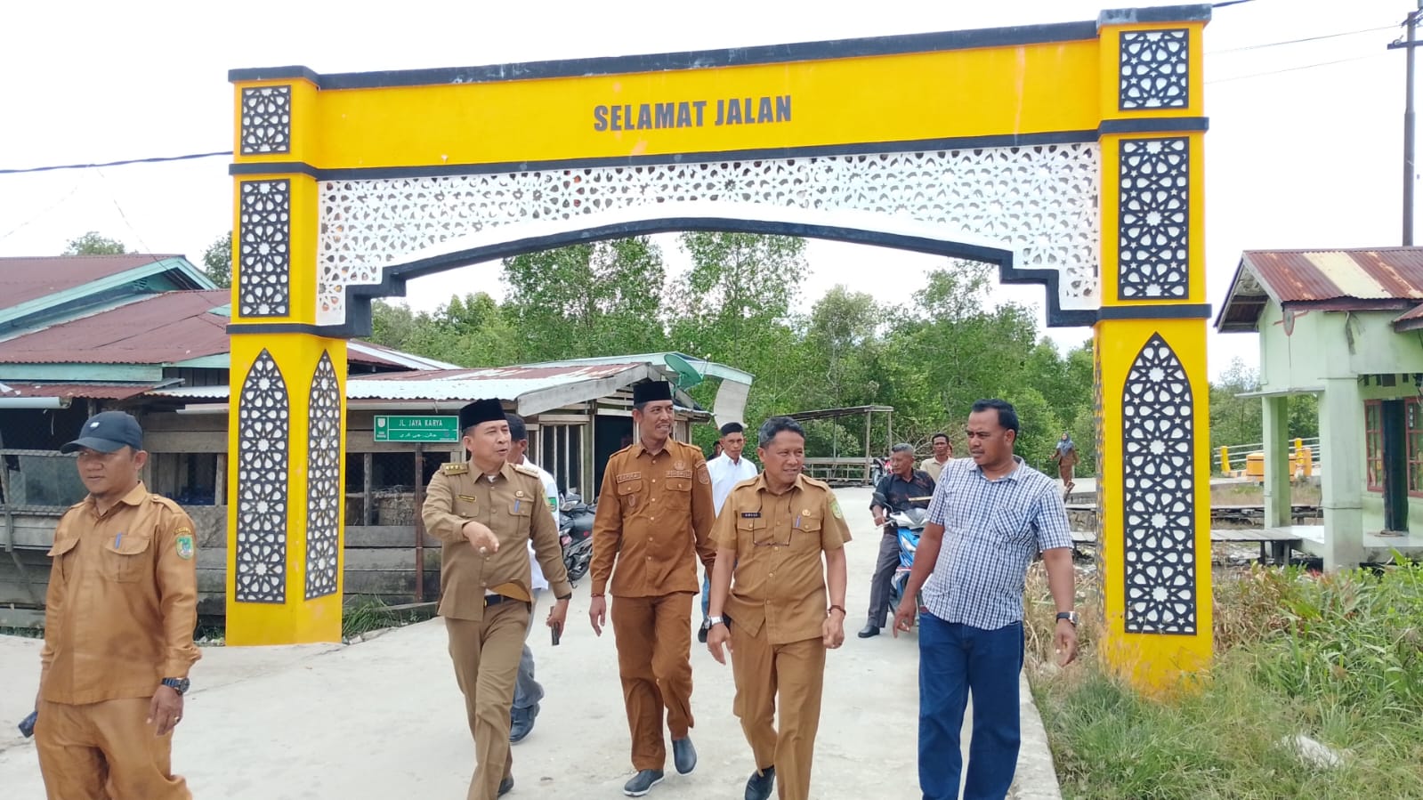 Kadis Perkim Rohil Tinjau Lokasi Pembangunan Perumahan di Sinaboi