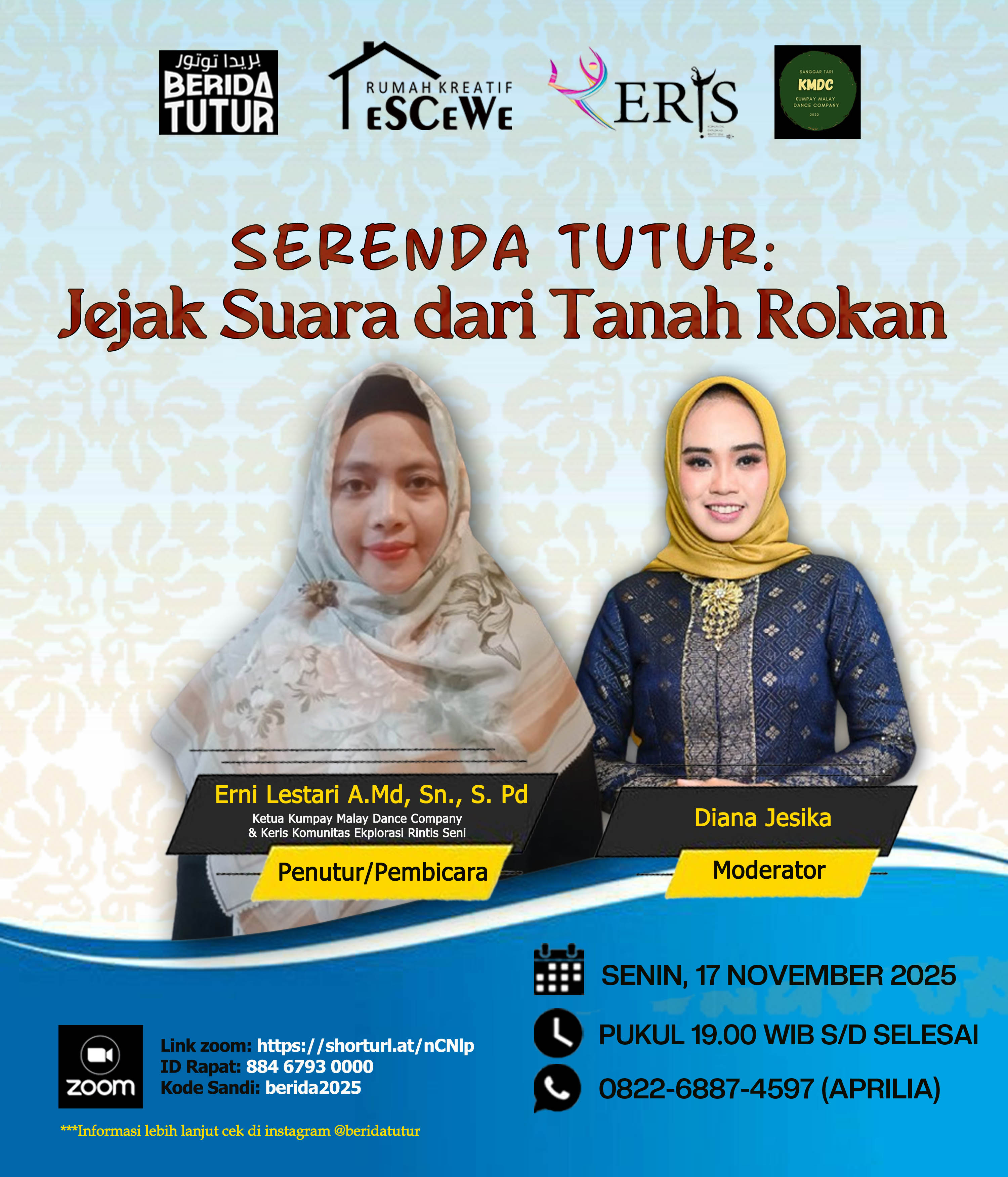 Yayasan Berida Tutur Gelar Diskusi SERENDA TUTUR: Jejak Suara dari Tanah Rokan