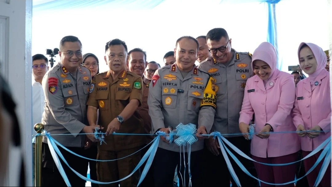 Bupati Asmar Dampingi Kapolda Riau dalam Kunjungan Kerja di Kepulauan Meranti