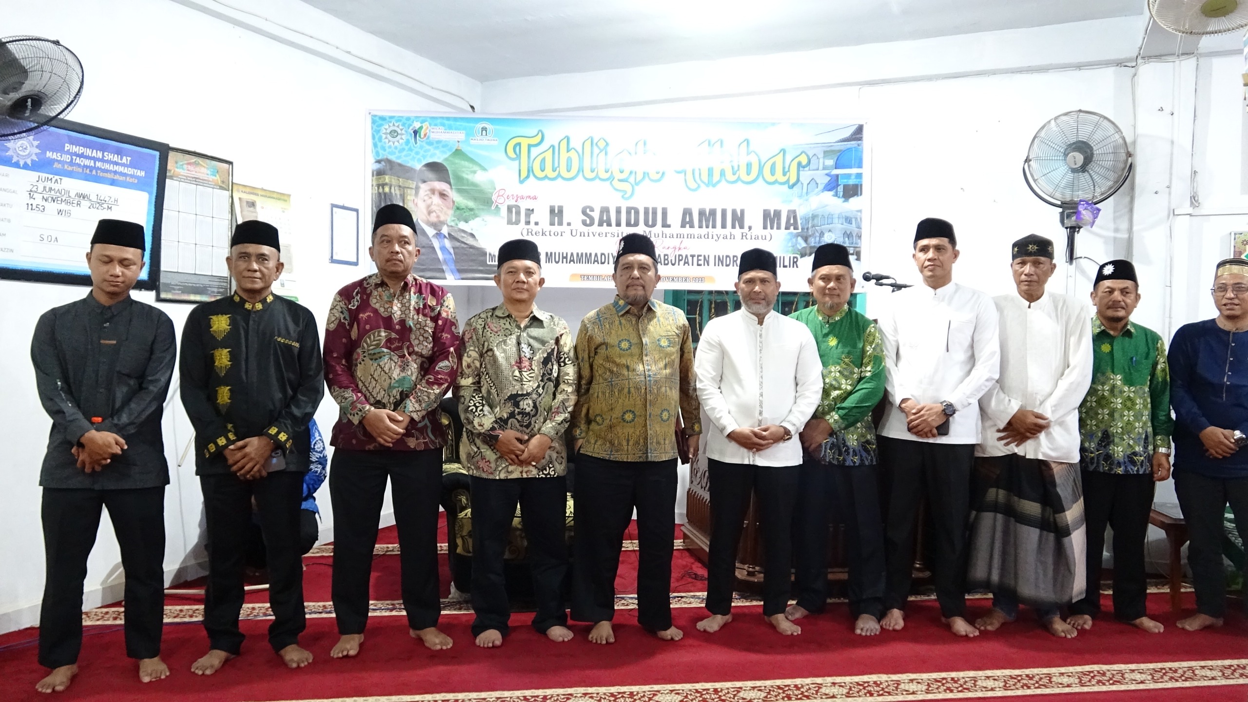 Bupati Inhil Ajak Warga Muhammadiyah Perkuat Ukhuwah pada Tabligh Akbar Milad ke-113
