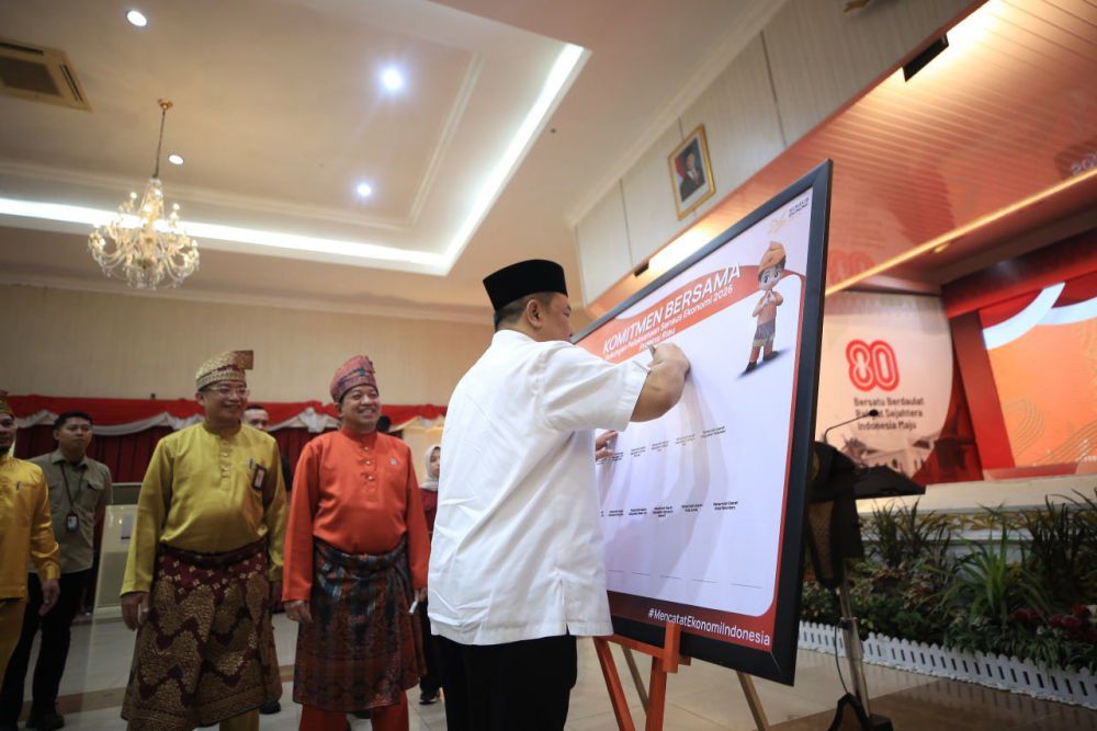 BPS RI dan Pemprov Riau Matangkan Persiapan Sensus Ekonomi 2026