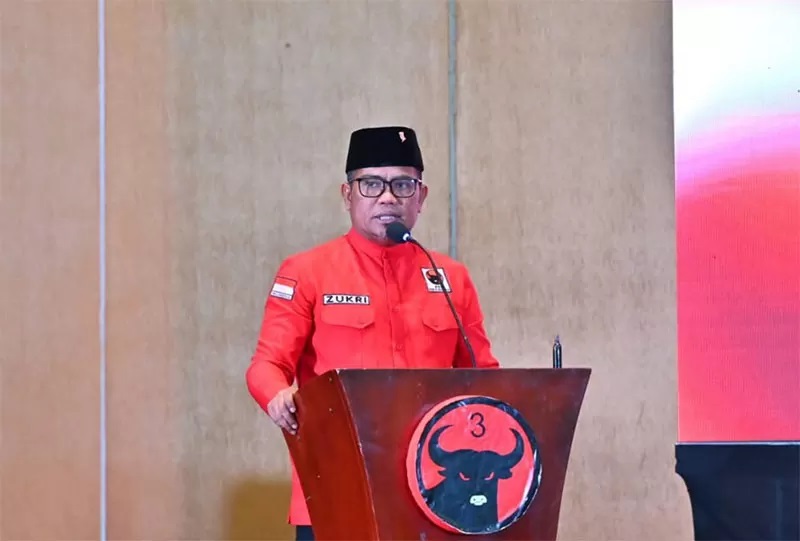 Selamat! Zukri Misran Kembali Pimpin DPD PDI-P Riau Periode 2025-2030