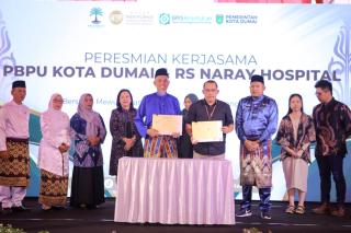 Wako Paisal Hadiri Penandatanganan Kerja Sama BPJS Kesehatan dan Naray Hospital