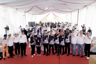 Suyatno Hibur Pensiunan dengan Candaan Khas di Acara Ramah Tamah BRK Syariah