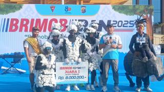 Kapolda Riau Serukan Keadilan untuk Tesso Nilo dalam Brimob Run 2025 