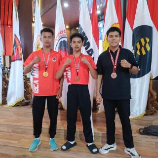 Tiga Atlet MMA Siak Sukses Raih Medali di Kejurnas Piala Dankor Brimob 2025