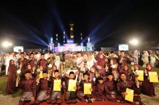 Penutupan MTQ ke-XXV, Kecamatan Rokan IV Koto Raih Juara Umum Tiga Tahun Berturut-turut
