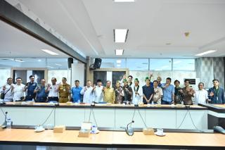 Wabup Bagus Santoso Terima Audiensi BADKO HMI Riau–Kepri