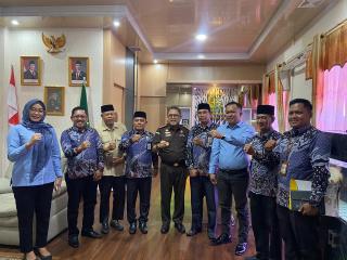 BAZNAS Rohil Silaturahmi ke Kejari Rohil, Bahas Rencana MoU dan Pendampingan Hukum