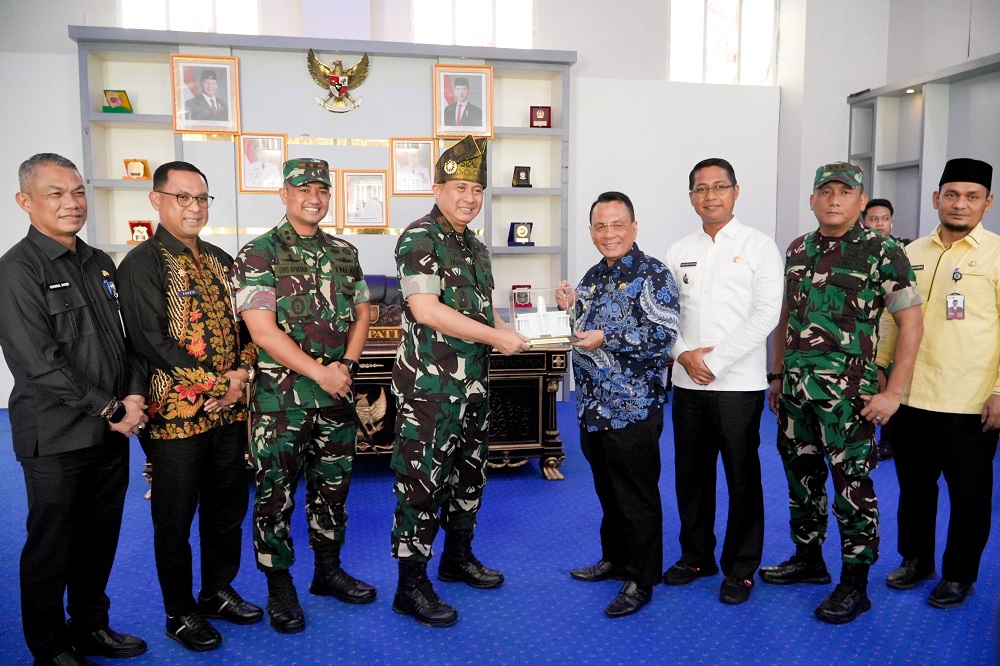 Perkuat Sinergitas, Pemkab Rohil Sambut Kunjungan Danrem 031 Wira Bima