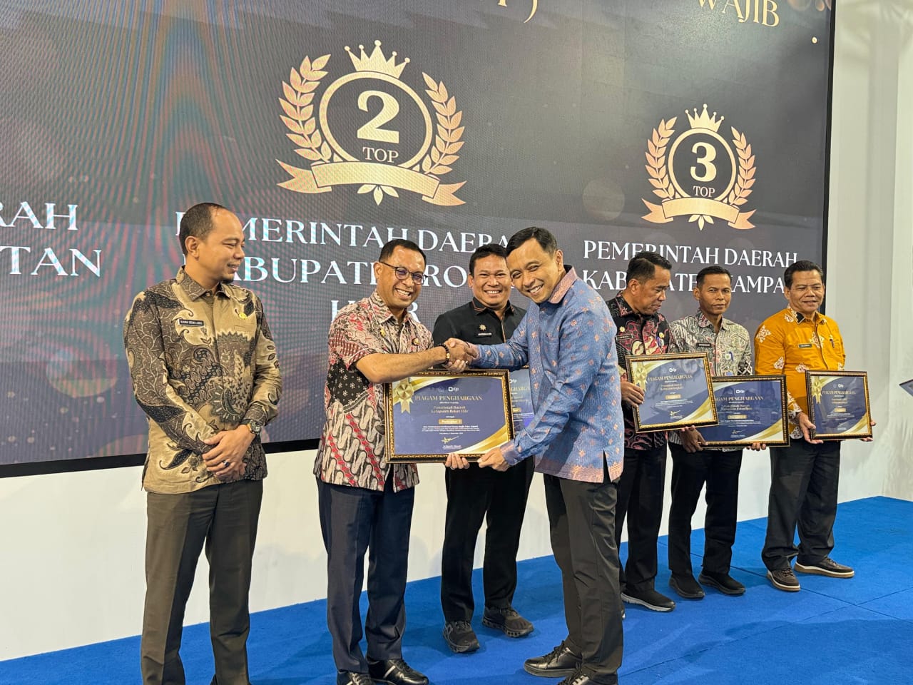 Rokan Hilir Sabet Empat Penghargaan pada Evaluasi PKS Tripartit se-Riau