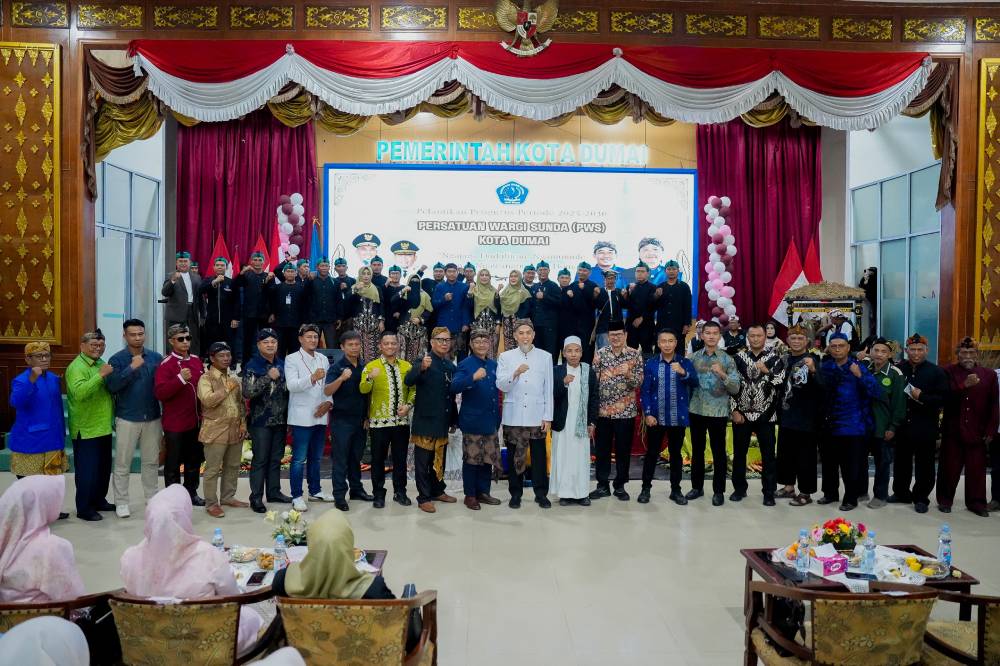 Wali Kota Dumai Kukuhkan Pengurus Persatuan Wargi Sunda, Perkuat Harmoni Budaya di Kota Dumai