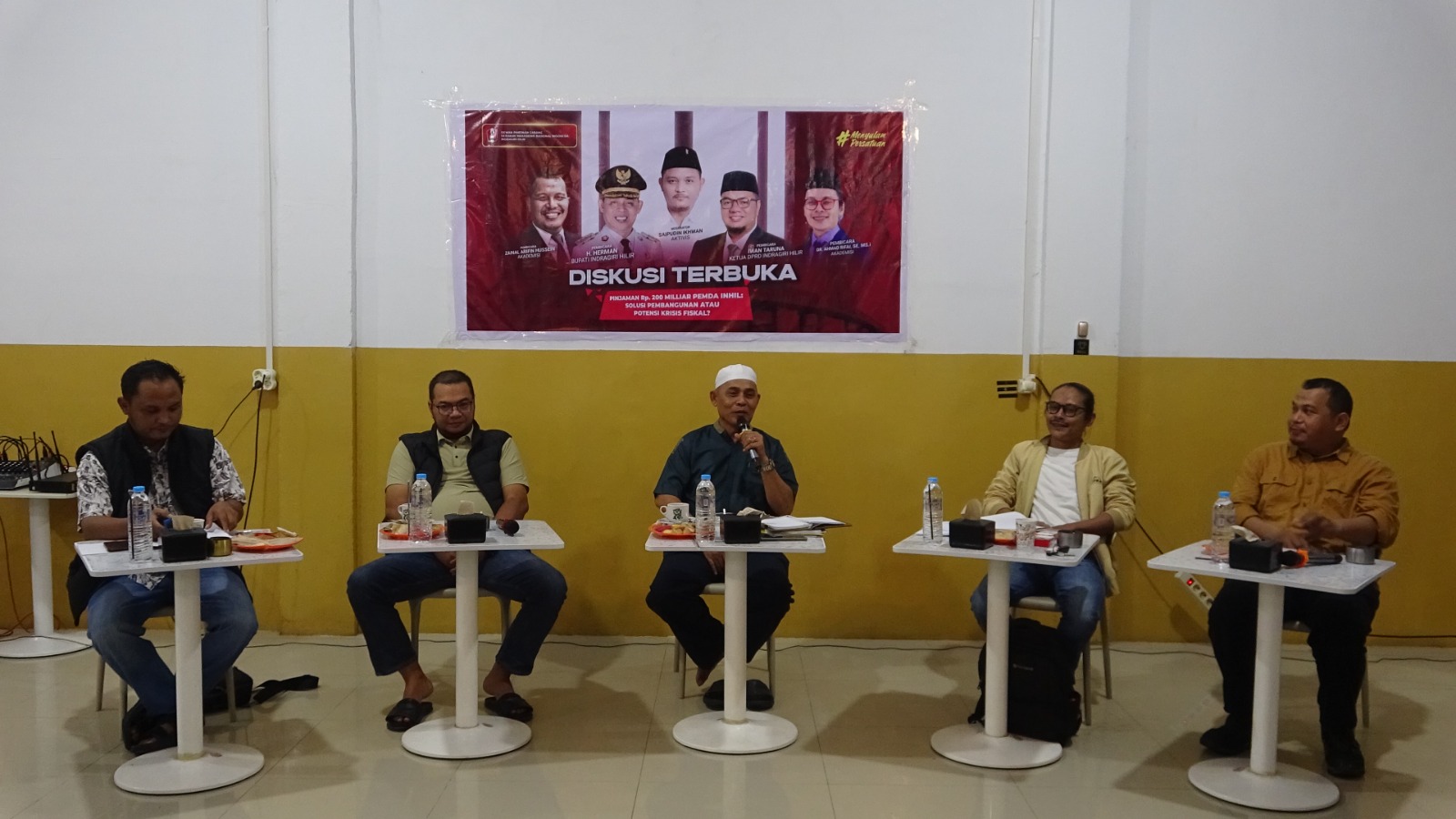 Bupati dan Ketua DPRD Inhil Jelaskan Rencana Peminjaman Rp200 Miliar 