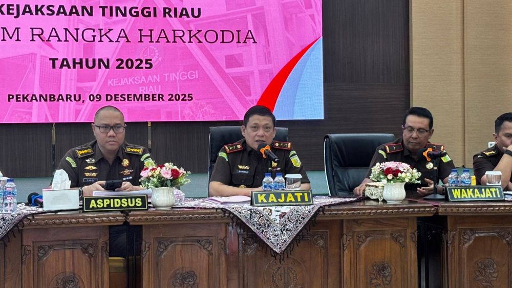 Kejati Riau Selamatkan Rp12,36 Miliar dari 137 Perkara Korupsi Sepanjang 2025