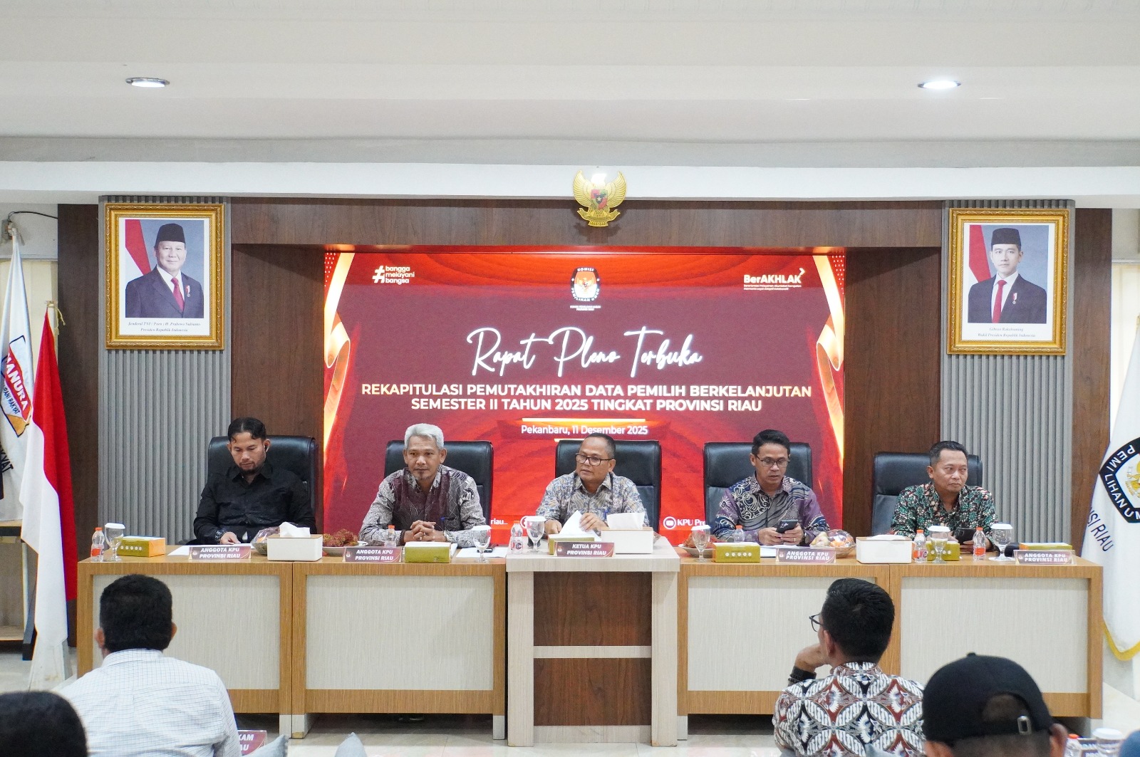 KPU Riau Tetapkan 5,07 Juta Pemilih dalam PDPB Semester II 2025