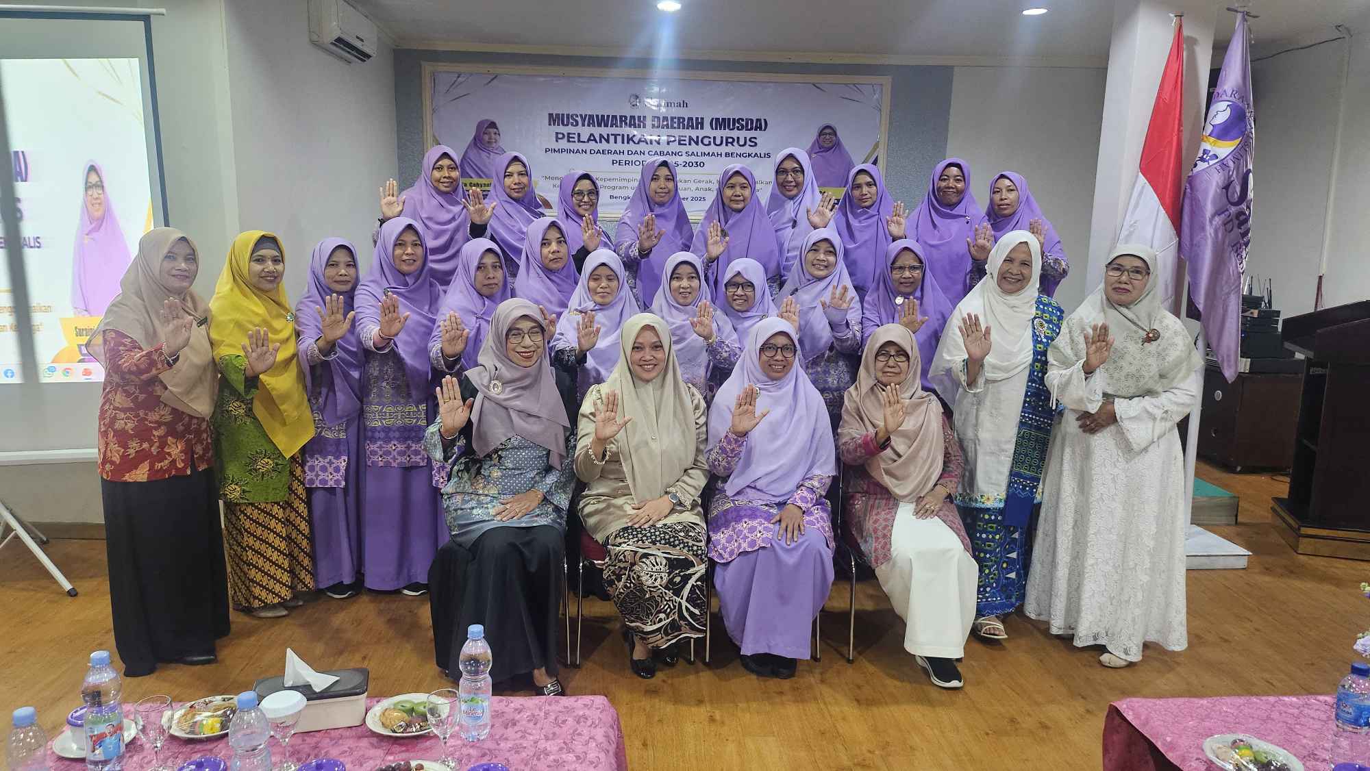 Kadis DPPPA Buka Musda IV Salimah Bengkalis dan Lantik Pengurus Periode 2025–2030