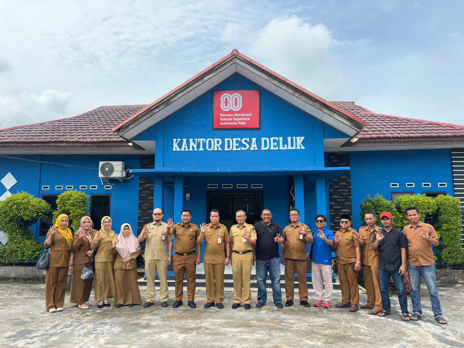 Pemkab Bengkalis Tinjau Lokasi Pembangunan Gerai KDMP di Desa Deluk