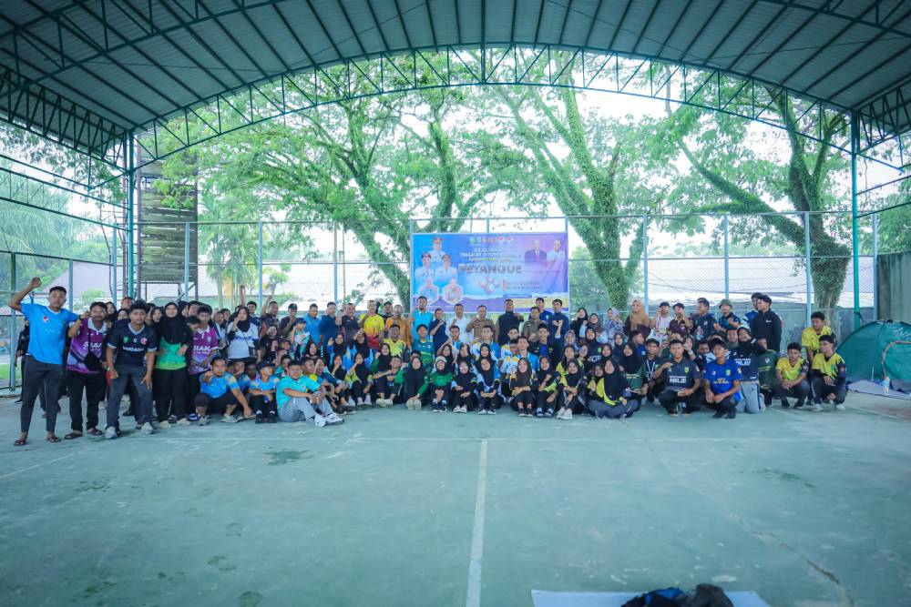 Kejurprov Petanque Riau Resmi Digelar di Makodim 0320 Dumai