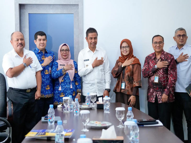 Bupati dan Wakil Bupati Kampar Sambut Kunjungan Kerja DJPB Riau
