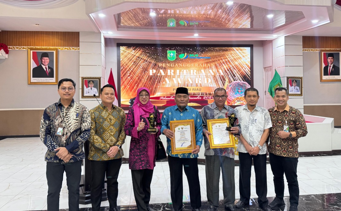 Pemko Dumai Raih Peringkat 3 Paritrana Award