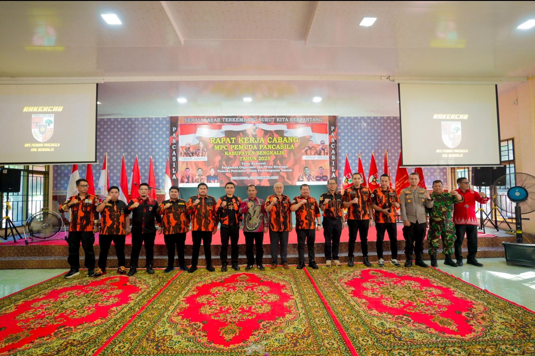 Wabup Bengkalis Hadiri Rakercab Pemuda Pancasila