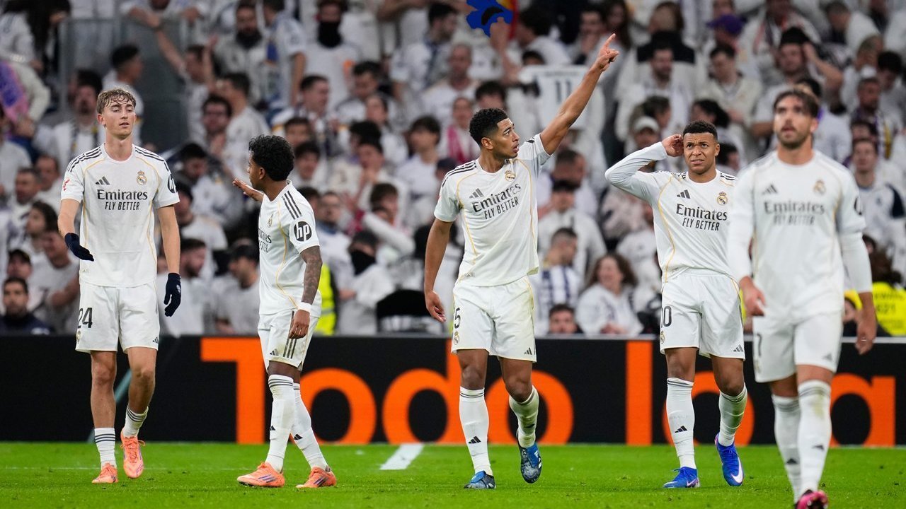 Real Madrid Bungkam Sevilla 2-0, Bellingham dan Mbappe Jaga Tekanan ke Barcelona