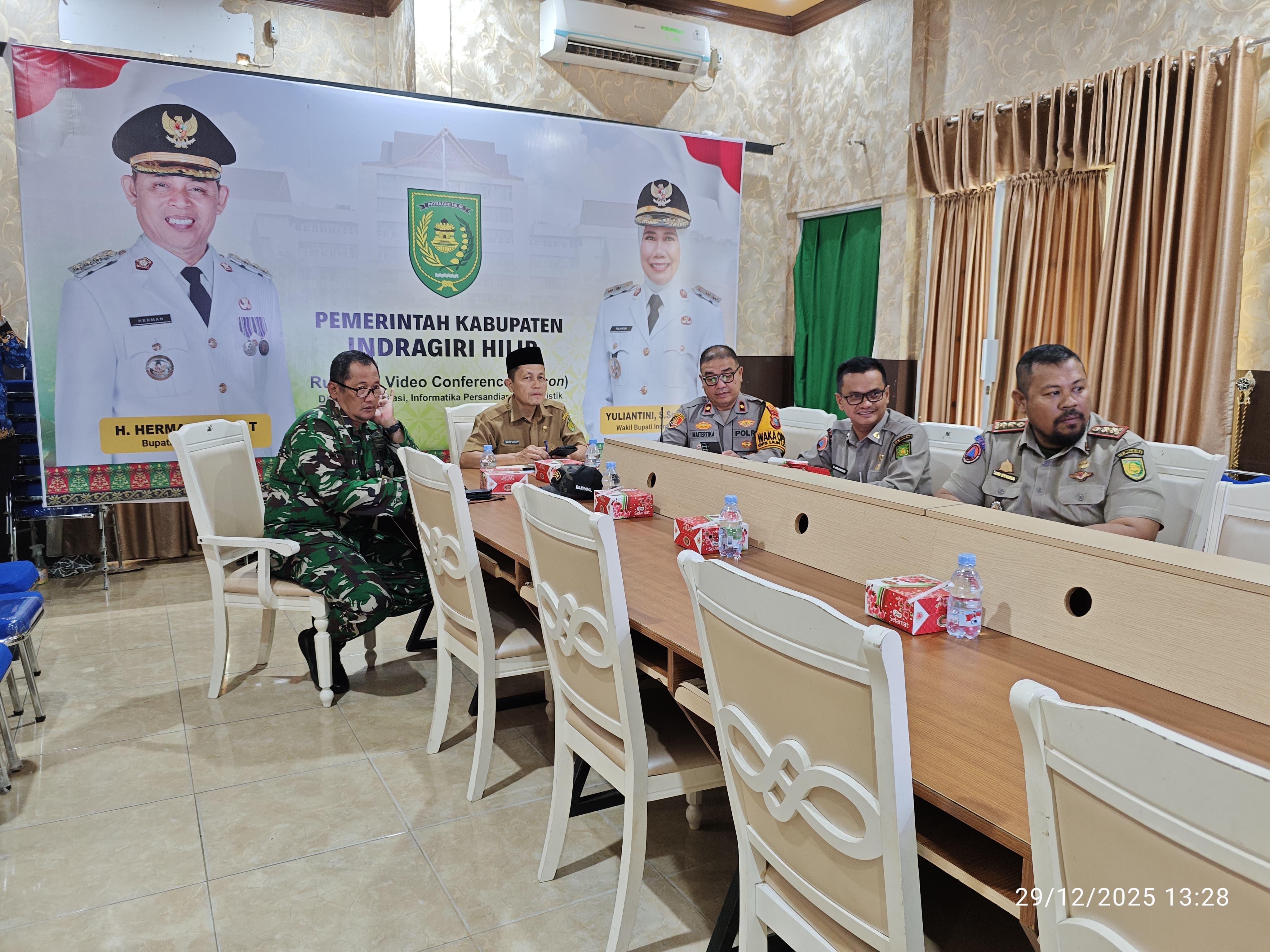 Hadapi Ancaman Cuaca Ekstrem, Pemkab Inhil Perkuat Kesiapsiagaan Bencana Hidrometeorologi