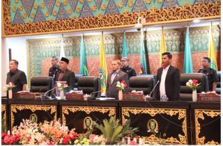 DPRD Riau Gelar Paripurna Penandatanganan Nota KUA-PPAS APBD Tahun Anggaran 2026