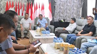 Bupati Rohil Pimpin Rakor Pendistribusian Bantuan untuk Korban Bencana Sumatera