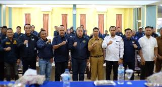 Sekda Meranti Hadiri Rakerda NasDem, Dorong Sinergi Politik dan Pembangunan Daerah