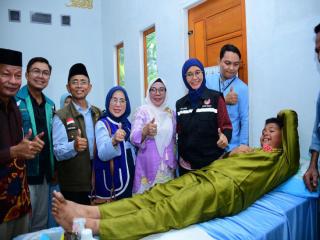 Baznas Kampar Bersama IWAPI, IDI, dan Muhammadiyah Gelar Sunat Massal di Kecamatan Tambang