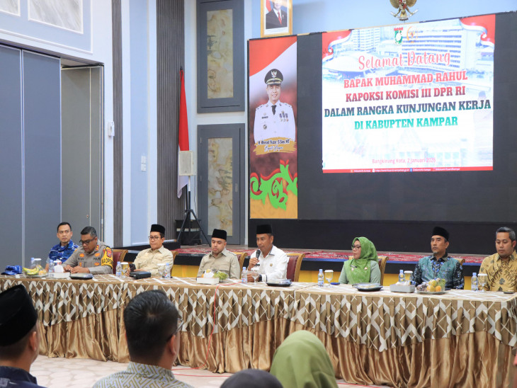 Bupati Kampar Sambut Kunjungan Kerja Ketua Poksi Komisi III DPR RI