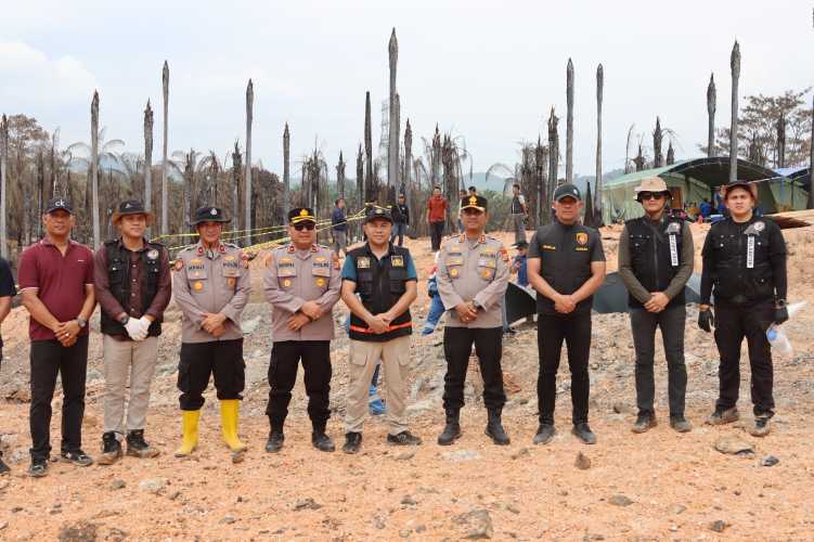 Polres Inhil Libatkan Bidlabfor Polda Riau Selidiki Dugaan Ledakan Pipa Gas PT TGI