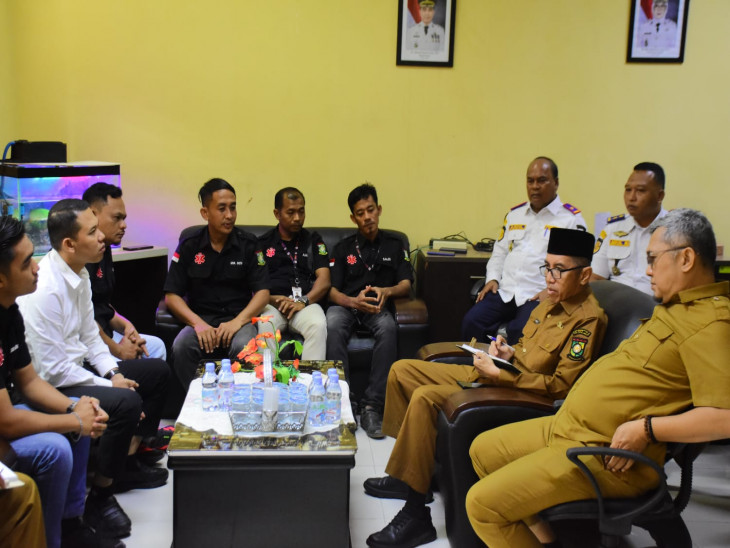 Pemkab Terima Audiensi Pengurus Ikatan Persaudaraan Driver Ambulance Kabupaten Kampar