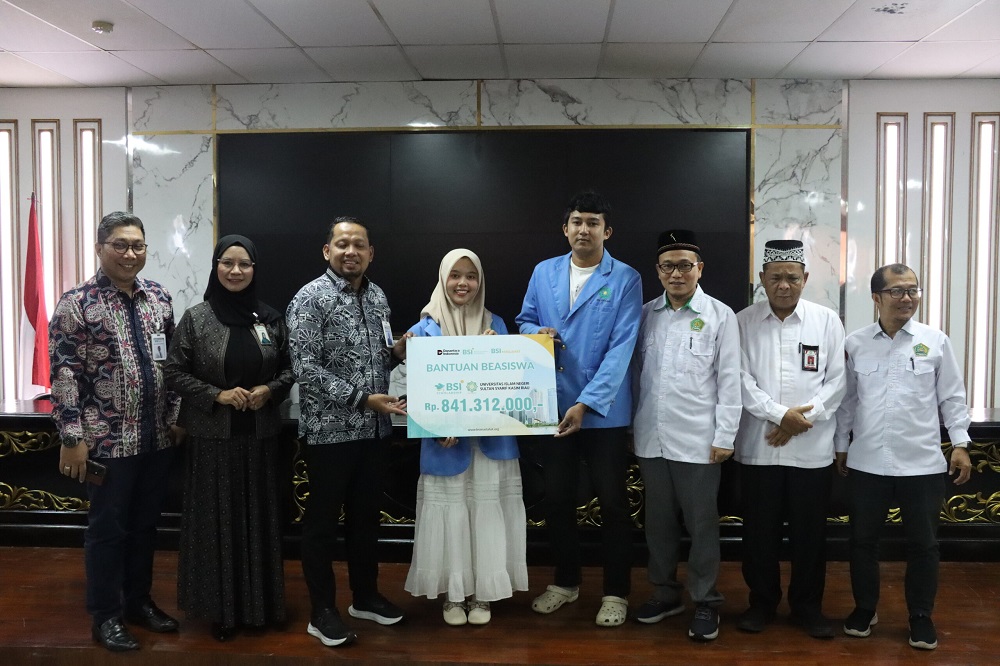 UIN Suska Riau Terima Beasiswa BSI Scholarship Senilai Rp841 Juta